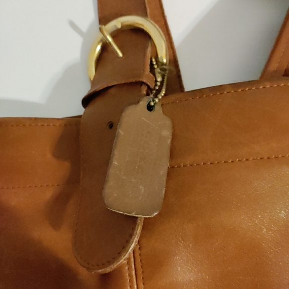 Vintage Coach XL Soho Carryall Weekender Shoulder Tote Bag 4082 British Tan - Picture 14 of 15